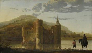 Ubbergen Castle Artwork by Aelbert Cuyp