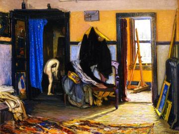 Studio Interior Artwork by Joseph Kleitsch