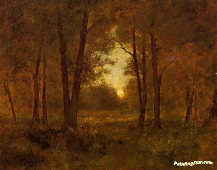 Sundown near Montclair Artwork by George Inness