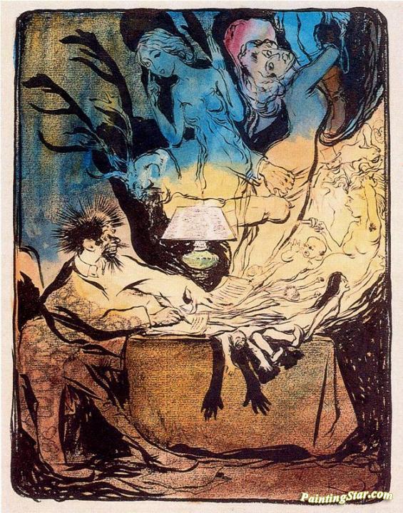 The Novelist Artwork by Frantisek Kupka