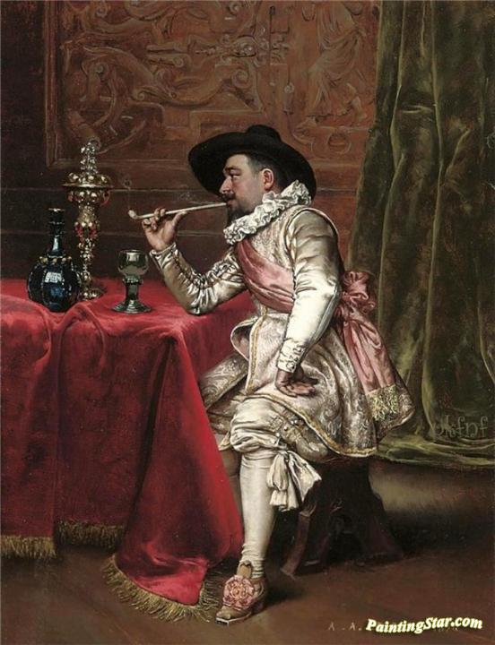 The Connoiseur Artwork by Adolphe Alexander Lesrel