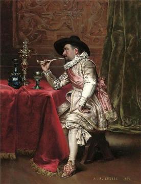 The Connoiseur Artwork by Adolphe Alexander Lesrel