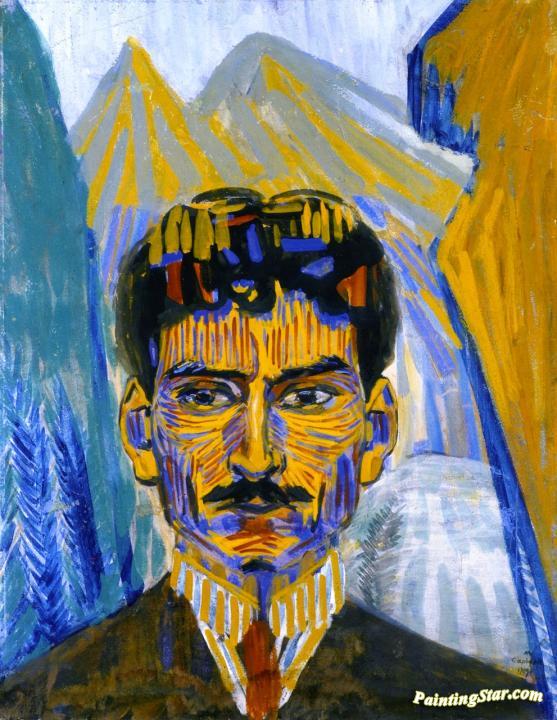 Self-portrait Artwork by Martiros Sarian