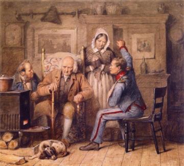 The Soldier's Experience Artwork by Richard Caton Woodville