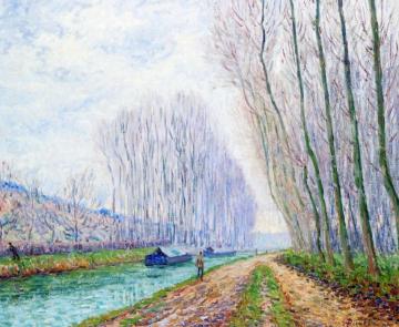 Canal de Moret, Winter Effect Artwork by Francis Picabia