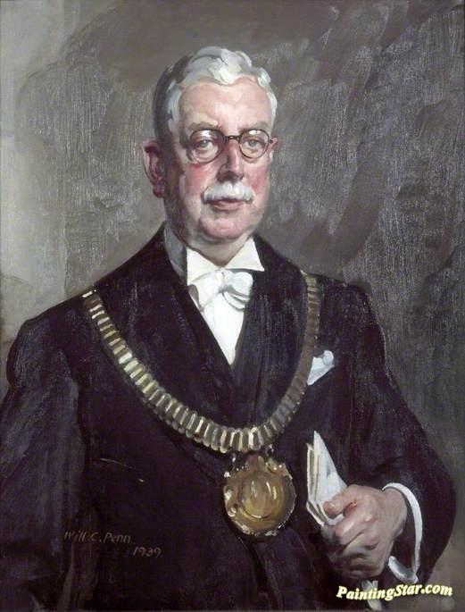 Sir Charles Sydney Jones, Pro-Chancellor of the University of Liverpool Artwork by William Charles Penn