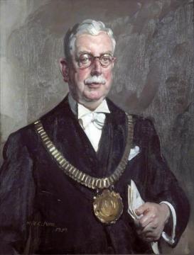 Sir Charles Sydney Jones, Pro-Chancellor of the University of Liverpool Artwork by William Charles Penn