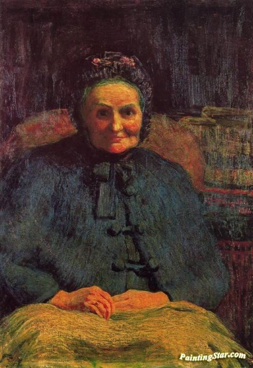 La signora Gaetana Casiraghi Oriani Artwork by Giovanni Segantini