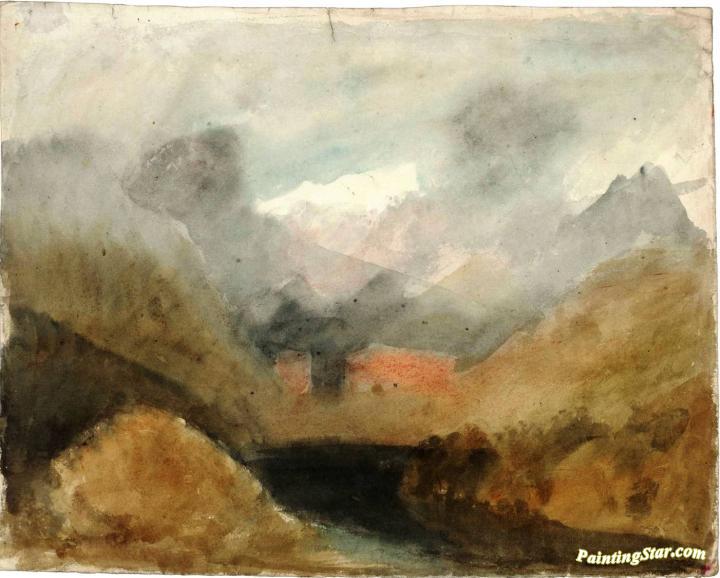 The Hospice of the Great St Bernard Artwork by Joseph Mallord William Turner