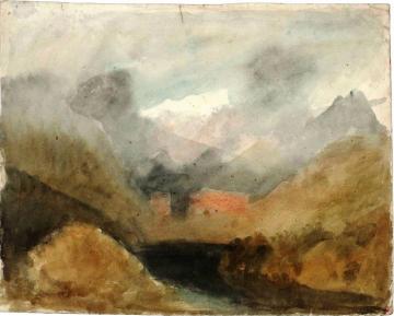 The Hospice of the Great St Bernard Artwork by Joseph Mallord William Turner