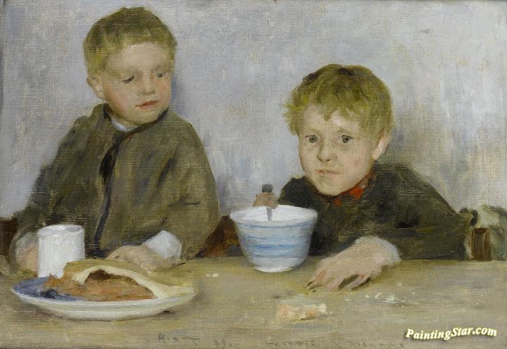 Georgie and Richard Artwork by Henry Scott Tuke