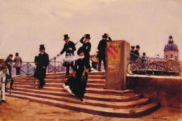 Pont des Arts Artwork by Jean Georges Beraud