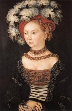 Portrait of a Young Woman Artwork by Lucas Cranach the Elder