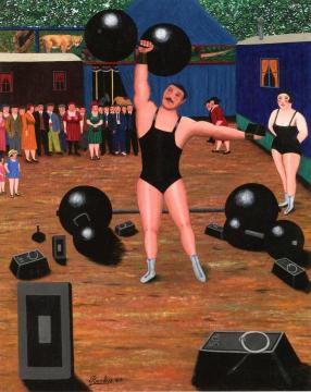 Circus Showman Artwork by Camille Bombois