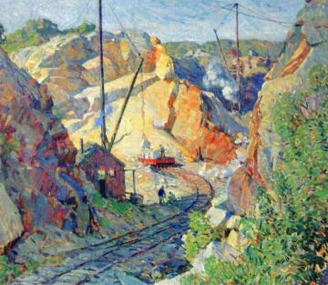 Rockport Quarry Artwork by Aldro Thompson Hibbard
