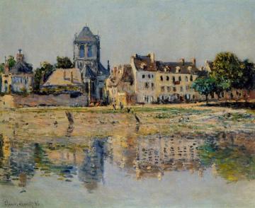 By The River At Vernon Artwork by Claude Oscar Monet