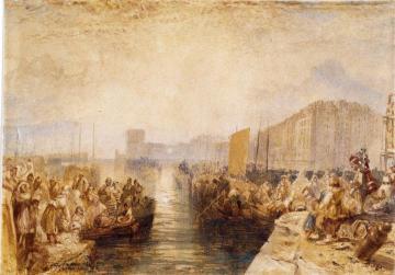 Le Havre, Sunset Artwork by Joseph Mallord William Turner