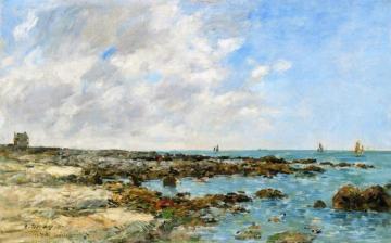 Le Croisic, by the Sea Artwork by Eugène-Louis Boudin