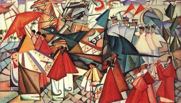 Procissao Do Corpus Christi Artwork by Amadeu de Sousa Cardoso