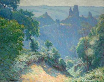 An Ancient Stronghold In France Artwork by Wynford Dewhurst