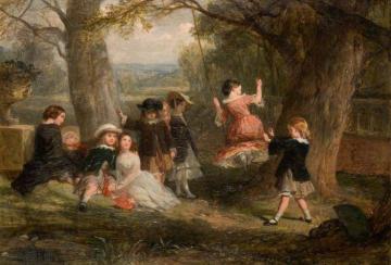 Study For 'the Swing' Artwork by Frederick Goodall