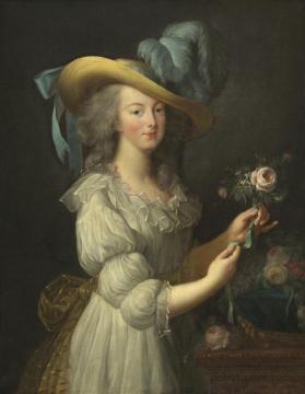 Marie Antoinette In A Muslin Dress Artwork by Elisabeth Vigee Le Brun