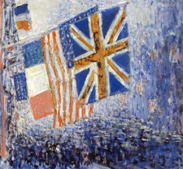 The Big Parade Artwork by Frederick Childe Hassam