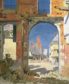 Girls College, Peronne Artwork by Sir William Orpen