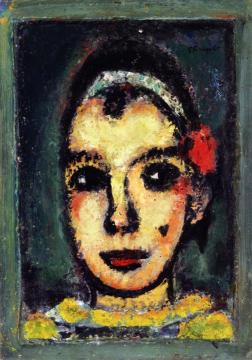 Pierrot's Head Artwork by Georges Rouault