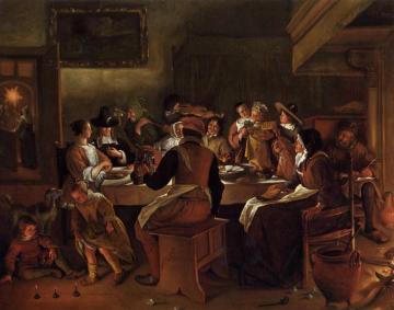 Twelfth Night Artwork by Jan Steen