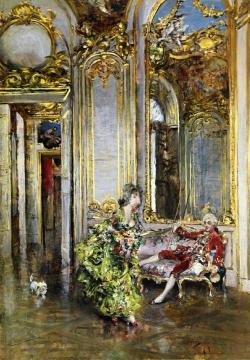 A Friend of the Marquis Artwork by Giovanni Boldini