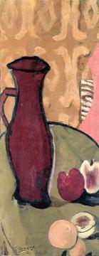 Peaches And Pitcher Artwork by Georges Braque