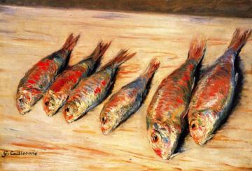 Mullet Artwork by Gustave Caillebotte