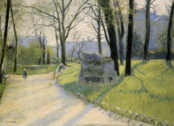 The Parc Monceau Artwork by Gustave Caillebotte