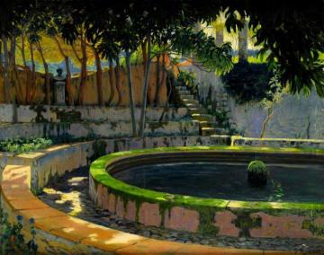 Jardín de las Elegías, Son Moragues Artwork by Santiago Rusiñol Prats
