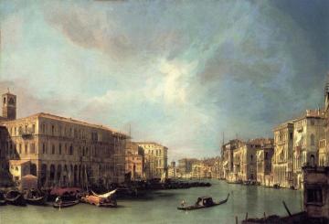 Grand Canal: Looking North From Near The Rialto Bridge Artwork by Giovanni Antonio Canal