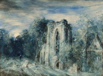 Netley Abbey by Moonlight Artwork by John Constable