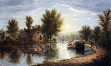 Canal Scene, Susquehanna River Artwork by William Rickarby Miller