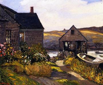 Monhegan Home Artwork by Edward Willis Redfield