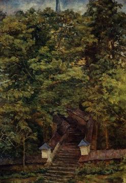 The Svyatogorsk Monastery Artwork by Alexander Osmerkin