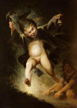 Friar Puck Artwork by Henry Fuseli