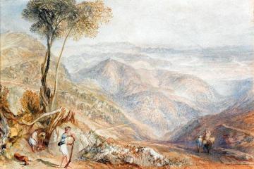 India, Valley of the Dhoon Artwork by Joseph Mallord William Turner