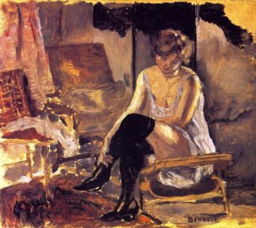 Young Woman Seated On A Chaise Lounge Artwork by Pierre Bonnard