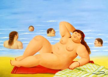 Banistas Artwork by Fernando Botero