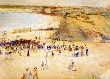 The Beach, Newquay Artwork by Charles Conder