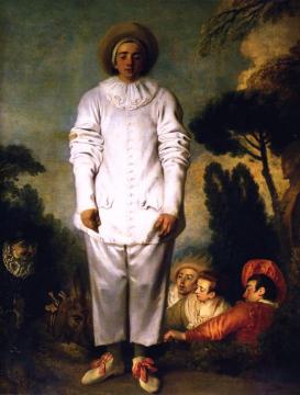Pierrot, Called Gilles Artwork by Jean-Antoine Watteau