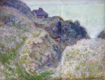 The Coastguard Cabin at Varengeville Artwork by Claude Oscar Monet