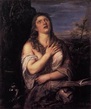 Penitent St Mary Magdalene Artwork by Titian