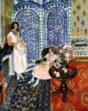 The Moorish Screen Artwork by Henri Matisse