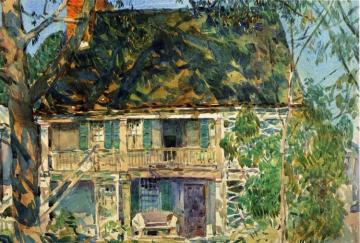 The Brush House Artwork by Frederick Childe Hassam
